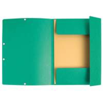 Sammelmappen mit Gummizug und 3 Klappen, Colorspan-Karton 400g/m2, für DIN A4