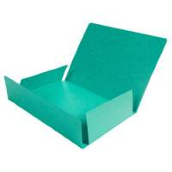 Aktenmappen mit 3 Klappen ohne Gummizug, Colorspan-Karton 390g, 24x32cm für DIN A4