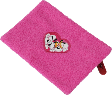 DIDDL Plüsch-Tasche rosa