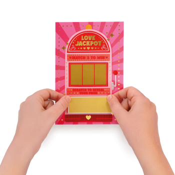 LEGAMI Rubbellos-Glückwunschkarte - Love Jackpot