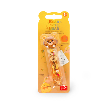 LEGAMI Klebe- und Korrekturroller Teddy Bär