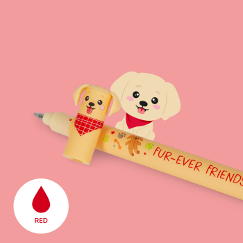 LEGAMI Set mit 3 löschbaren Gelstiften „Fur-Ever Friends“