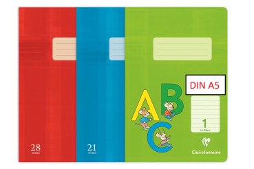 CLAIREFONTAINE Heft A5 16BL 90g (Lineatur Auswahl) – Produktabbildung