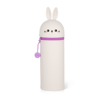 2-in-1-Federmäppchen aus Silikon - Kawaii  - BUNNY