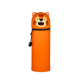 2-in-1-Federmäppchen aus Silikon - Kawaii  - TIGER