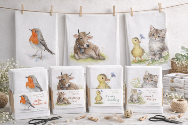 MALUU Geschirrtuch (Motiv Auswahl)