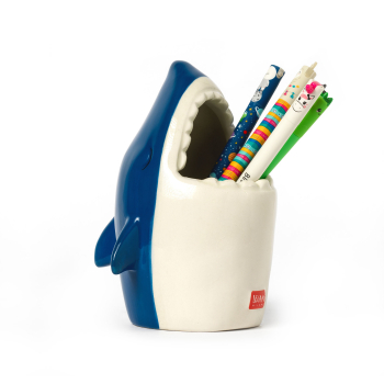 Keramik-Stiftehalter - Desk Friends  - SHARK