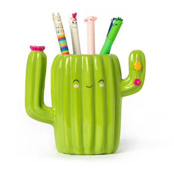 Keramik-Stiftehalter - Desk Friends  - CACTUS