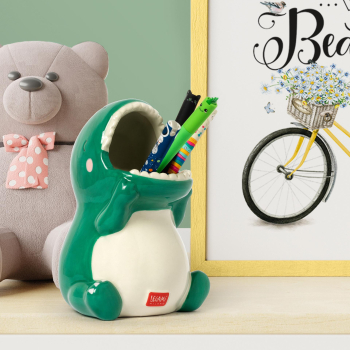 Keramik-Stiftehalter - Desk Friends  - DINO