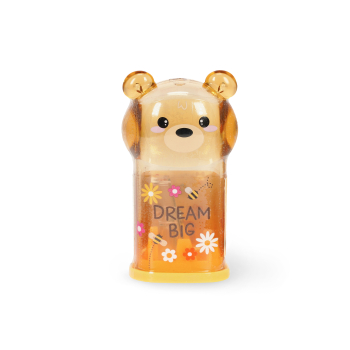 LEGAMI Anspitzer mit Behälter Teddy Bär