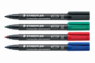STAEDTLER Folienstift Lumocolor M permanent (Farbauswahl) – Produktabbildung