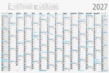 RIDO Plakatkalender 70x47cm