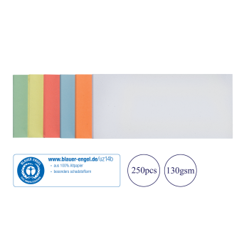 FRANKEN Moderationskarte 9,5x20,5cm 250ST sort – Produktabbildung