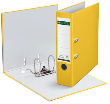 Leitz Ordner Plastik A4 8cm gelb