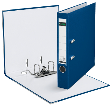 Leitz Ordner Plastik A4 5cm blau