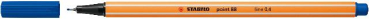 Fineliner STABILO® point 88®, 0,4 mm, blau