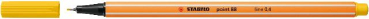 Fineliner STABILO® point 88®, 0,4 mm, gelb
