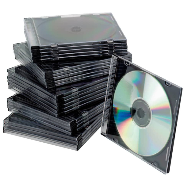 CD Hülle SlimCase 25ST sw/trans