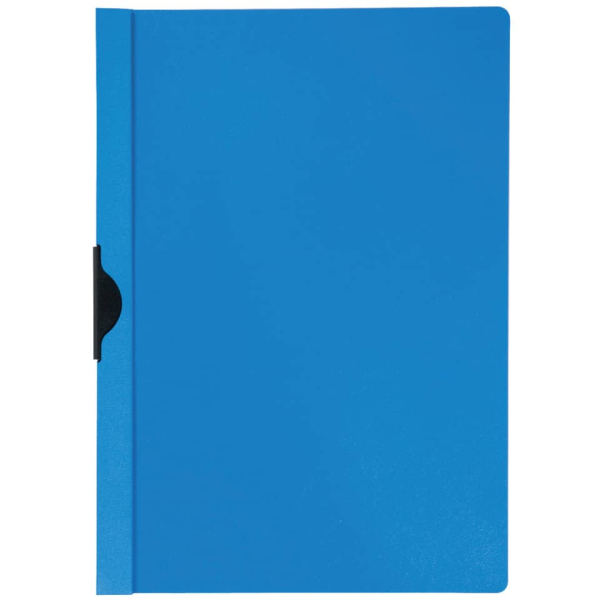 Klemmmappe A4 transparent blau