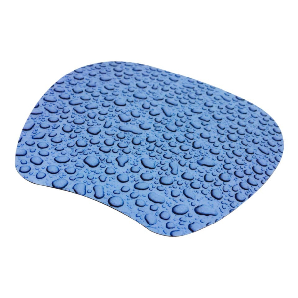 Mousepad Regentropfen blau