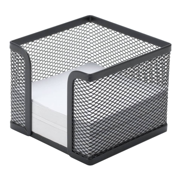 Zettelbox Metall schwarz