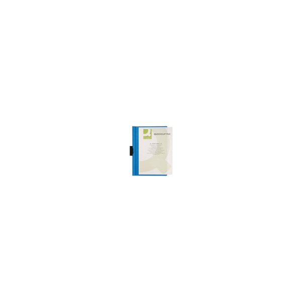 Klemmmappe A4 transparent blau