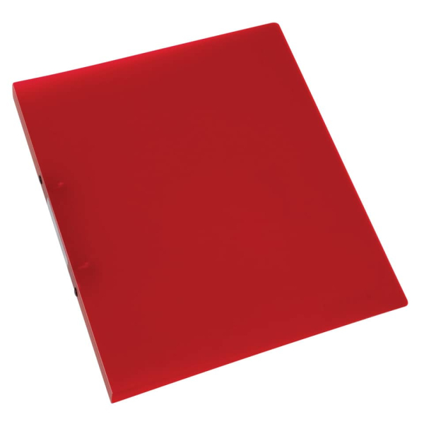 Schulordner A4 transluzent rot
