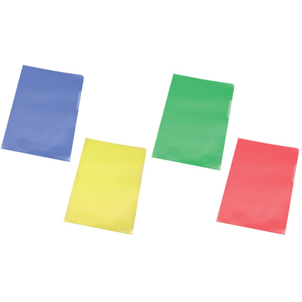 Sichthülle A4 100ST PP blau genarbt