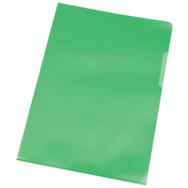 Sichthülle A4 100ST PP grün genarbt