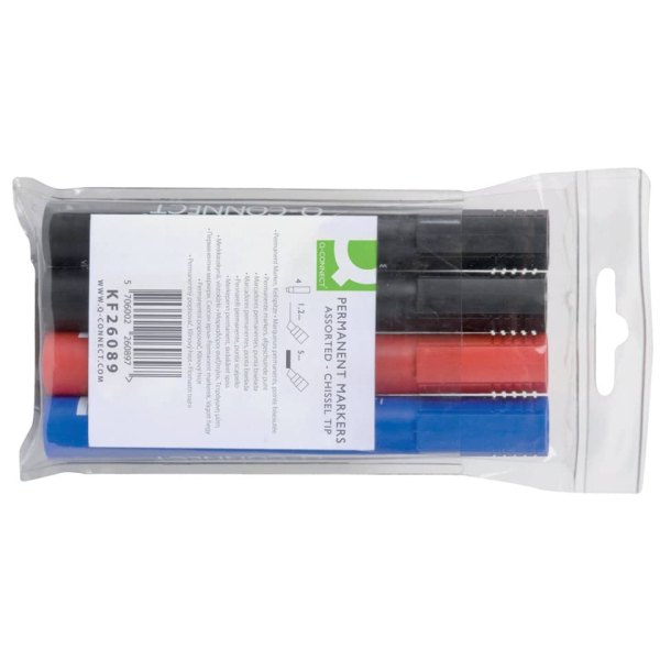Permanentmarker M 4ST sortiert