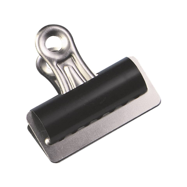 Briefklemmer 75mm 10ST schwarz