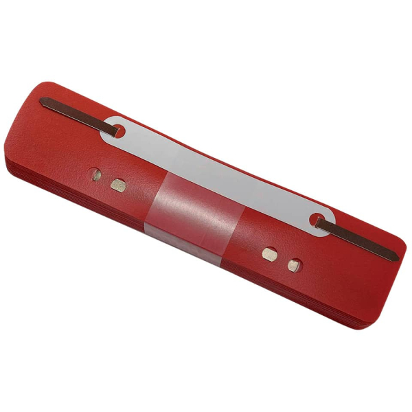 Heftstreifen PP 34x150mm 25ST rot
