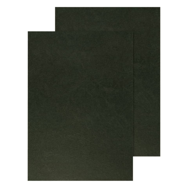 Einbanddeckel Leder A4 schwarz