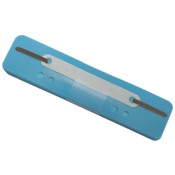 Heftstreifen PP 34x150mm 25ST hellblau