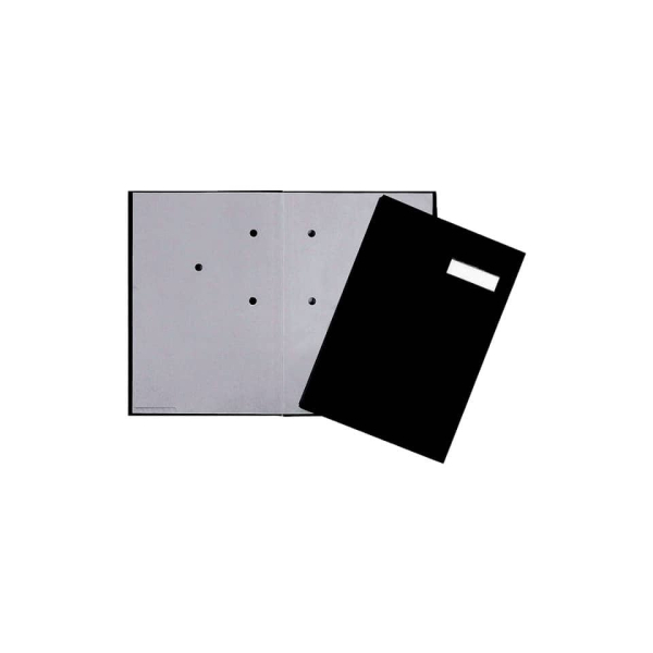 Unterschriftsmappe schwarz.