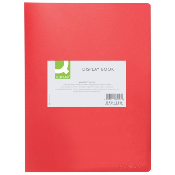 Sichtbuch A4 rot