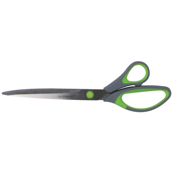 Schere 25,5cm grau/grün