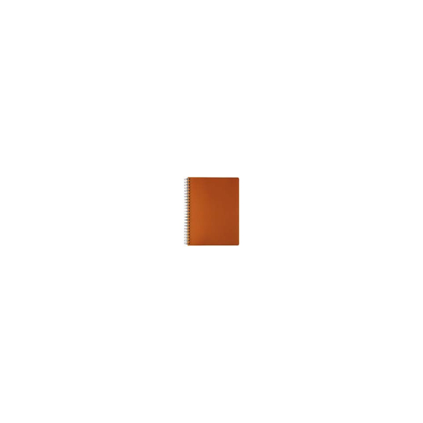 Collegeblock PP Cover A5 kariert orange