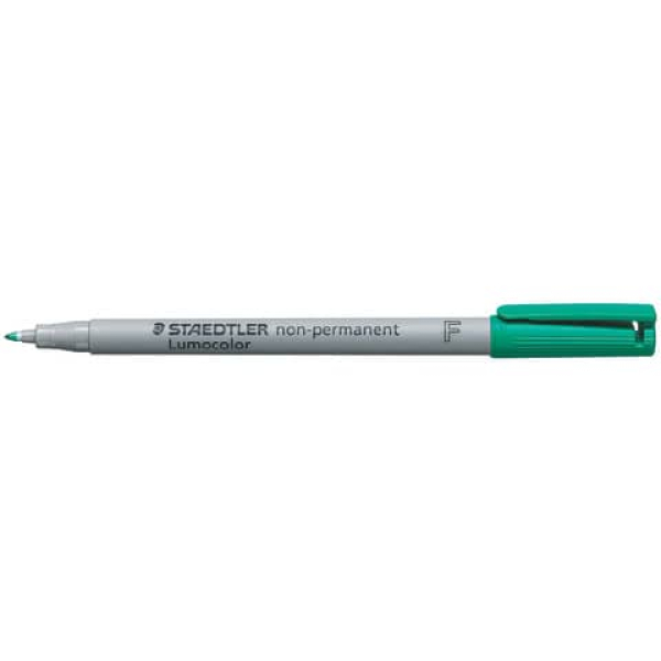 Folienstift Lumocolor F grün non-permanent