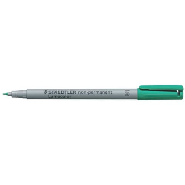 Folienstift Lumocolor S grün non-permanent