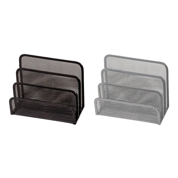 Briefständer Metall silber