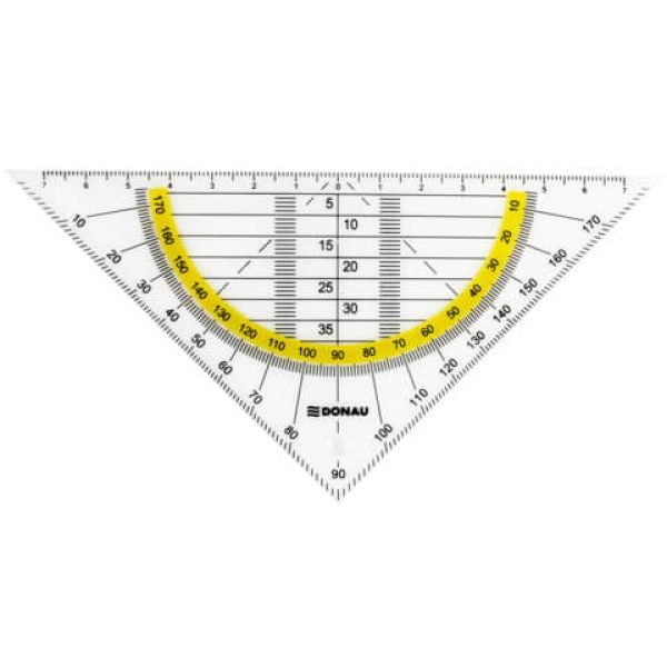 DONAU Geodreieck 16 cm
