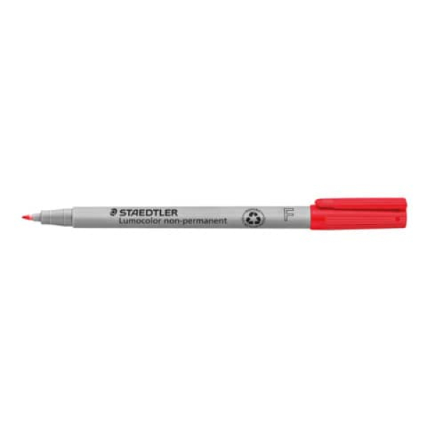 Folienstift Lumocolor F rot non-permanent