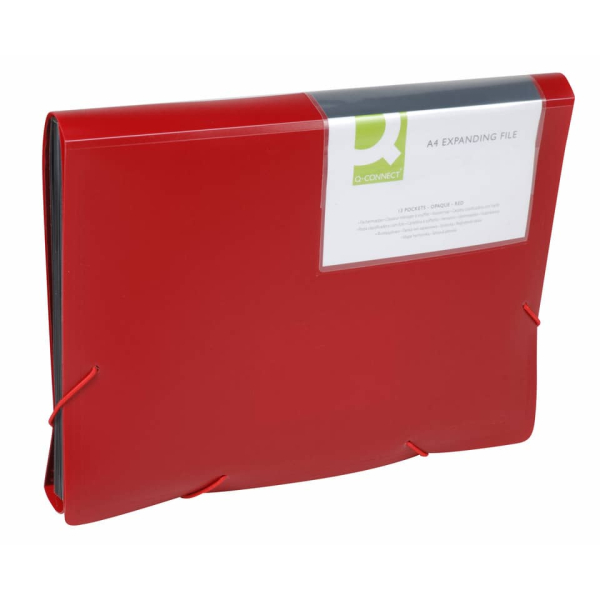 Fächertasche  rot