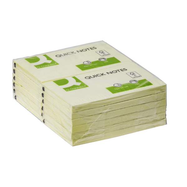 Haftnotizblock 76x127mm gelb