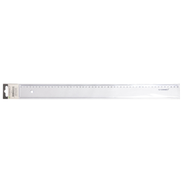 Lineal Plastik 50cm transparent