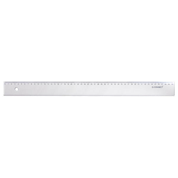 Lineal Plastik 50cm transparent