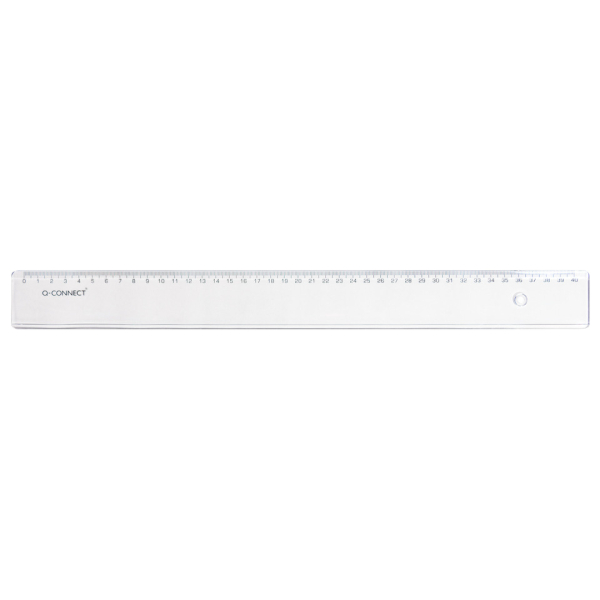 Lineal Plastik 40cm transparent