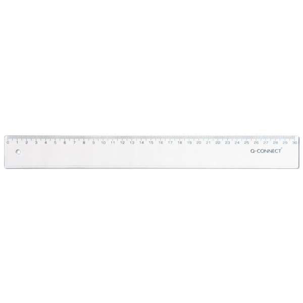 Lineal Plastik 30cm transparent