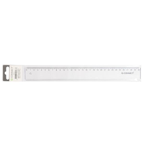 Lineal Plastik 30cm transparent